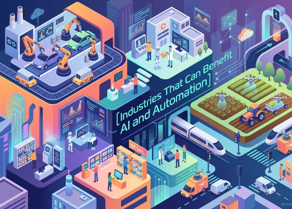 industries that can benefit from ai and automation