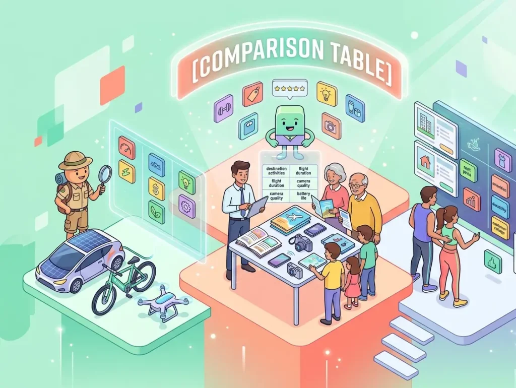 comparison table