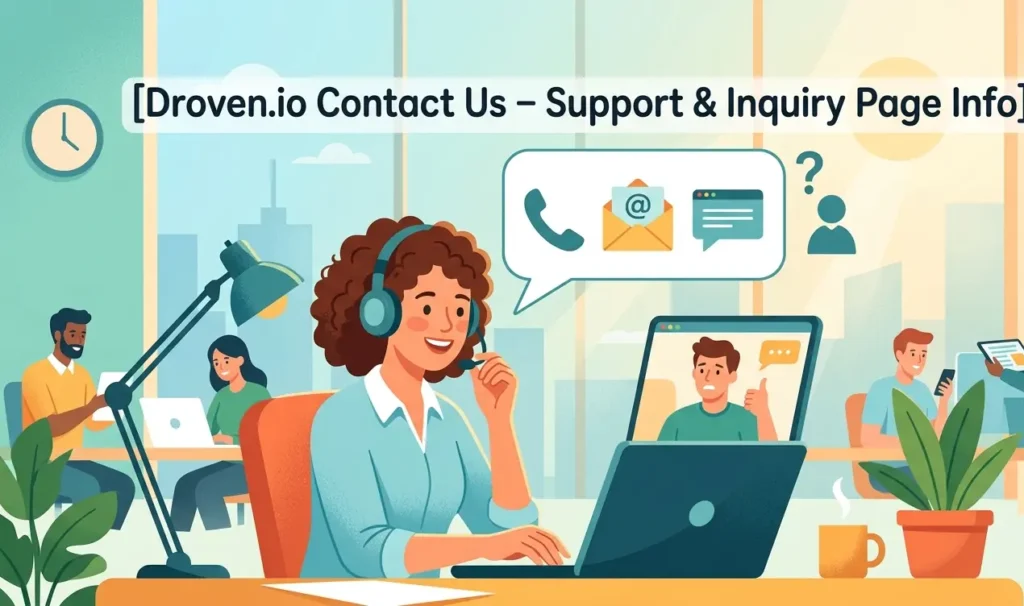 droven.io contact us – support & inquiry page info