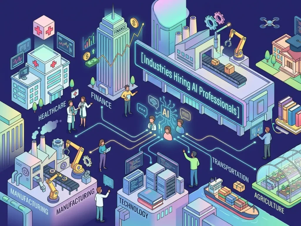 industries hiring ai professionals