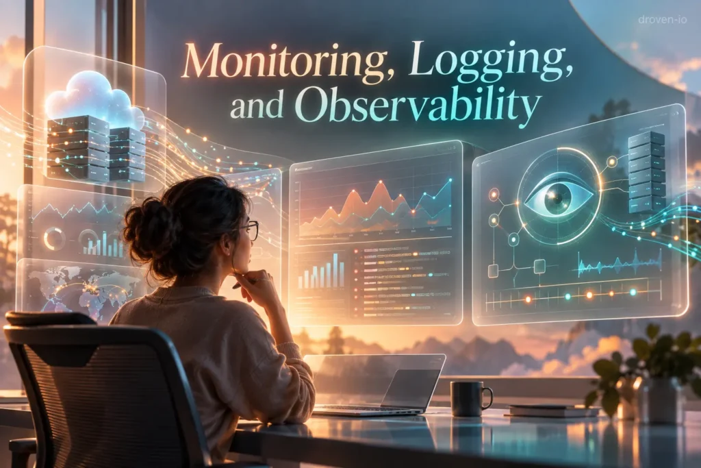 monitoring, logging, and observability
